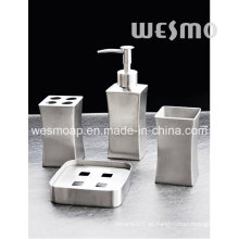 Acabado mate con cintura delgada baño de acero inoxidable conjunto (wbs0815a)